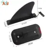 Aleta de Cola Snap-On para Tabla de Surf y Paddle Board Aletas Pequeñas Desmontables de 4 Pulgadas para Bote Inflable y Sup Deslizables Deflector de Agua