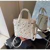 Bolsas de Nicho Transfronteiriças para Mulheres 2025 Novo Verão Versátil Super Popular Bolsa Transversal Estilo Coreano Losango Diamante Bolsa de Balde