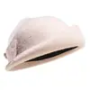 Sombrero Nuevo Estilo 2026 para Mujer, Boina de Lana Otoño e Invierno, Sombrero Pequeño Retro Británico, Elegante y con Estilo, Azafata al por Mayor