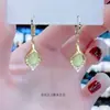 Celebridad en línea pendientes de lágrimas de ángel lujo ligero moda ópalo pendientes de pétalo de alta calidad nicho exquisitos accesorios que combinan con todo
