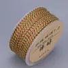Boting Estilo Tibetano Hilo de Algodón Tejido a Mano Cuerda de Algodón de Múltiples Hilos de Colores Cuerda Manual para DIY Hilo para Abalorios Adornos Tibetanos Juguetes Culturales Hilo de Tejer Venta al por Mayor