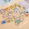 Insignia Serie Oso Espacio Creativo DIY Acrílico Mochila Estudiante Funda de Teléfono Parche Decorativo Broche