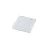 Caja plana cuadrada de 13.5 cm caja de joyería caja de embalaje transparente de PP almacenamiento caja plana Amazon transfronterizo 1.7cm