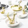 Caixa de Joias de Ouriço em Cerâmica Dourada Acessórios Personalizados Caixa de Doces de Casamento Decoração de Casa Dehua Hengfei
