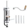 Venta Directa de Fábrica Máquina Manual Vertical para Rellenar Salchichas Fabricante de Salchichas de Acero Inoxidable Fabricante de Salchichas Caseras Dispositivo Rellenador de Salchichas para Uso Doméstico