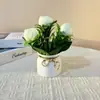 Venda Mais Transfronteiriça da Amazon 5 Dragon Ball Buds Corda de Cânhamo Laço Bonsai Planta Artificial Planta em Vaso Mobiliário Doméstico do Norte
