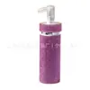 Frasco spray de 120ml com cravação de diamantes, para loção, perfume, líquido, sub-embalado, portátil para viagem, frasco vazio