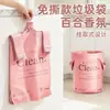 Sacos de lixo sem rasgos, penduráveis, retráteis, fragrância de lírio, espessados, para cozinha, dormitório, uso doméstico, grande capacidade, saco rosa estilo colete