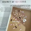 Mini Pequeno Pó de Fragrância Pérola Laço Acessórios para Nail Art Doce Celebridade da Internet Versátil Gravata Borboleta Usável Decoração de Unha Atacado