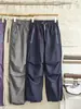 Pantalones Cargo Plegados Funcionales de Paracaidista Estilo Americano para Hombre Moda Masculina Versátiles Personalidad Holgados Deportivos para Senderismo
