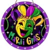 Nuevas Decoraciones Colgantes de Madera de Pelícano y Cocodrilo de Mardi Gras Decoración para Fiesta de Carnaval de Nueva Orleans Adornos Colgantes Tallados en Madera Transfronterizos