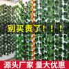 36 piezas de ratán artificial hoja de Begonia hoja de uva verde hoja planta decoración de techo tubería de agua vid de plástico enrollado