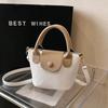 Bolso de Cubo de Moda Simple Casual Retro de Gran Capacidad de Tendencia para Este Año Verano 2026 Versátil para el Trabajo con Textura para Mujer