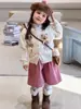Conjunto Otoñal para Niñas Weimu Nuevo Elegante Dibujos Animados Dopamina Ropa de Otoño/Invierno para Niños Ropa de Bebé Clase A