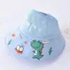 Chapéu Protetor Solar Infantil Verão Chapéu de Sol de Aba Larga Chapéu Pescador para Meninos Chapéu de Praia para Meninas Chapéu Solar para Bebês