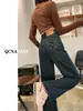 Jeans de Mezclilla Grises con Bordados Finos para Primavera y Otoño para Mujer, de Cintura Alta, Corte Holgado, Pierna Recta Adelgazante, Pantalones de Pierna Ancha Estilo Americano, Modernos