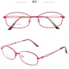 Nuevas Gafas de Prescripción Elegantes de Media Montura Redonda Cepilladas Elegante Temperamento Versátil Lote Mixto al por Mayor para Mujeres