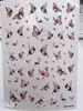 2024 Nuevo Joyería Japonesa para Uñas Rosa con Pegamento Mariposa Adhesiva Ai Saint Mariposa Ilustraciones Nuevo Paquete para Uñas