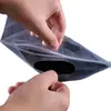 Sacolas Personalizadas para Embalagem de Roupas Novas, Sacolas Plásticas, Sacolas de Mão Transparentes de PE no Atacado, Sacolas com Fecho Zíper, Sacolas Especiais à Prova de Poeira e Impermeáveis