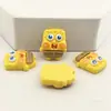 Accesorios de Joyería de Resina de Dibujos Animados Brillantes de Bob Esponja DIY Pegamento de Crema Pasador Imán para Refrigerador Agujero Material para Zapatos