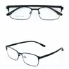Nuevas Gafas de Prescripción para Hombre, Armazón de Acero, Media Montura Cepillada, Elegantes, Versátiles, Montura Grande, Disponibles para Venta al por Mayor y Pedidos Mixtos