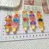 Espetos de Doce de Fruta de Resina Transparente Presilhas de Cabelo DIY Capa de Celular Caixa de Joias Pequenos Acessórios de Resina
