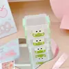 Caja de Almacenamiento de Cinta para Manualidades de Tres Capas Caja de Joyería Estilo Ins Portátil Estudiante Femenina Transparente Mini Caja de Almacenamiento de Escritorio