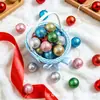 Decoraciones Navideñas Regalos Adornos para Árbol de Navidad Bolas Navideñas de Colores Bolas Navideñas de Espuma Bolas de Polvo de Cebolla