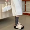 Sandalias de Cuña Modelo Nuevo 2026 con Suelas Gruesas, Talla Grande Abiertas para Mujer Estilo Birkenstock para Verano, Sensación de Alta Gama
