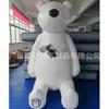 Nuevo Inflable de Dibujos Animados Oso Blanco Celebridad de Internet Foto de Registro Decoración Exterior Equipo de Diversión Parque de Atracciones Modelo Inflable