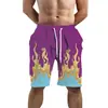 Comercio Exterior Transfronterizo Moda de Verano para Hombre Pantalones Cortos Modernos 3D Delgados Cómodos de Tres Puntos Pantalones Cortos de Playa Suministro del Fabricante