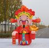 Nuevo Modelo Inflable del Dios de la Riqueza 2026 para Ceremonia de Apertura, Arco Inflable del Dios de la Riqueza Yuanbao, Modelo Inflable de Dibujos Animados Postales para el Año del Caballo