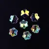 Suministro Directo de Fábrica Accesorios para Joyería Hecha a Mano diy Trébol de Cuatro Hojas Gota de Agua Arcoíris Pendientes Fantasía Cadena de Cuentas Collar Multiestilo