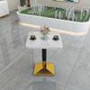 Mesa de negociación y silla de recepción combinadas para tienda de té con leche, oficina de ventas, salón de belleza, recepción comercial, mesa y silla sencillas para apartamento pequeño y ocio.