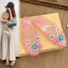 2026 Moda Caliente Popular Exterior Interior Hogar Compras Esencial Ligero Floral Lindo Cristal Zapatillas de Mujer Al por Mayor