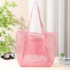 Bolsa de Playa Casual de Gran Capacidad Estilo Europeo y Americano con Varias Formas, Bolso de Hombro Tipo Tote para Mujer al por Mayor, Moderno Portátil