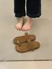 Sandalias Planas de Estilo Coreano sin Cierre con Tira Tejida para Mujer, Nuevas Sandalias Planas Casuales Cómodas Verano 2026