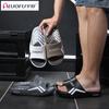 Pantuflas Luo Fu para hombre y mujer con sensación de alta gama, productos genuinos, sitio web oficial, verano, suela gruesa, antideslizantes, para exteriores, interiores, sandalias suaves de una tira