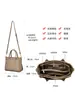 Bolso de Mano para Mujer de Comercio Exterior Transfronterizo, Bolso de Hombro de Gran Capacidad con Cremallera de Seguridad, Doble Uso Hombro y Mano, Bolso Sencillo para el Trabajo Diario para Mujeres