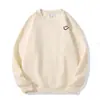 Novedad Otoño e Invierno Diseño de Estampado Simple de Cara Sonriente Nicho Tops de Manga Larga para Mujer Ropa Exterior Casual Sudaderas Holgadas Versátiles
