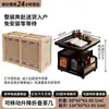Mesa de café de altura ajustable, Carrito móvil plegable, Mesa de té de madera maciza, Mesa de comedor multifuncional para sofá para apartamentos pequeños