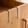 Ganchos para Armario, Ganchos de Almacenamiento para Baño y Cocina, Ganchos de Acero Inoxidable para Puerta, Ganchos para Gabinete sin Taladro, Venta al por Mayor de Fabricantes