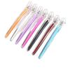 Peluquería Pinza de Cristal de Una Palabra Sin Costuras Peluquería Permanente Pinza Fija Flequillo Partición Posicionamiento Pinza de Cristal Sin Costuras