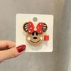 Presente de Natal para crianças, cocar de desenho animado de Natal, grampo de cabelo lateral da Minnie, acessórios fofos para cabelo de princesa para bebês, internacional