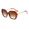 Nuevas gafas de sol de moda personalizadas transfronterizas con montura grande de metal, estilo europeo y americano, gafas de sol de moda para celebridades de Internet.