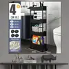 Carrito Estante de Almacenamiento Sala de Estar Hogar Cocina de Pie Dormitorio Multicapa Snack Móvil Baño Almacenamiento Estante de Almacenamiento