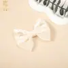 Pinza para el pelo con lazo de encaje de malla para niños, pinza para flequillo de niñas, accesorios para el cabello de bebé, accesorios de moda europeos y americanos, venta al por mayor