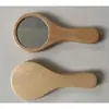 Espelho de Maquiagem Portátil Criativo Espelho com Cabo Espelho de Salão de Beleza Espelho de Maquiagem Portátil Espelho Redondo Pequeno para Penteadeira Pode Personalizar l
