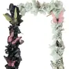 Transformación de Espejo de Mariposa Creativa Material de Papel Pera DIY Decoración de Borde de Espejo de Cuerpo Entero Espejo de Cuerpo Entero Ins Habitación