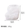 Molde para Vela Perfumada Columna de Tortuga Difusor Cilíndrico de Tortuga Adornos Decorativos de Yeso Molde de Silicona para Pastel